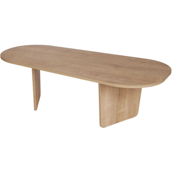 Table basse ovale en aggloméré Ovalis - 109