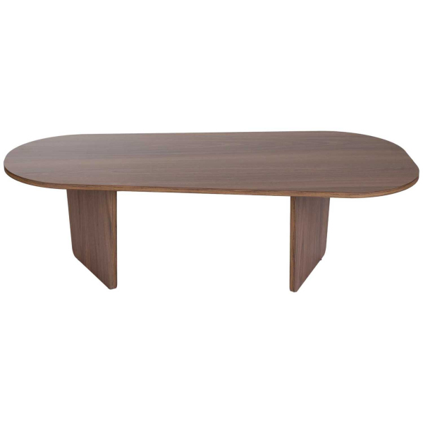 Table basse ovale en aggloméré Ovalis