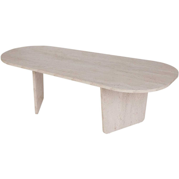 Table basse ovale en aggloméré Ovalis - 109