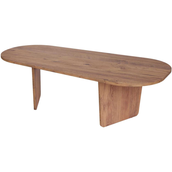Table basse ovale en aggloméré Ovalis - 109