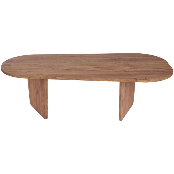 Table basse ovale en aggloméré Ovalis