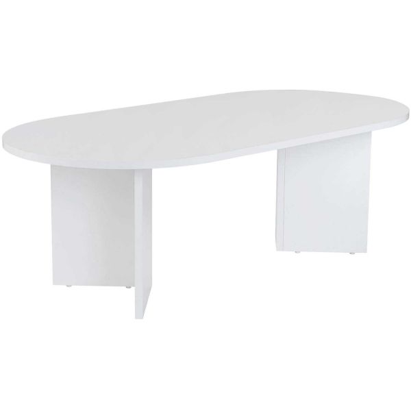 Table basse ovale en aggloméré Sable
