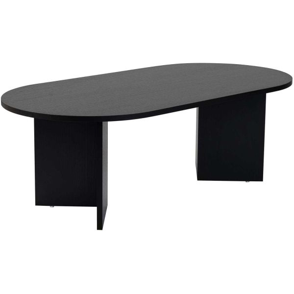 Table basse ovale en aggloméré Sable