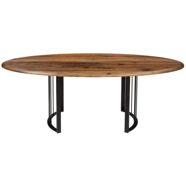 Table basse ovale en aggloméré Tito