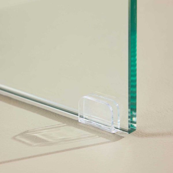Table basse 120 x 80 cm pieds en verre Ester - 6