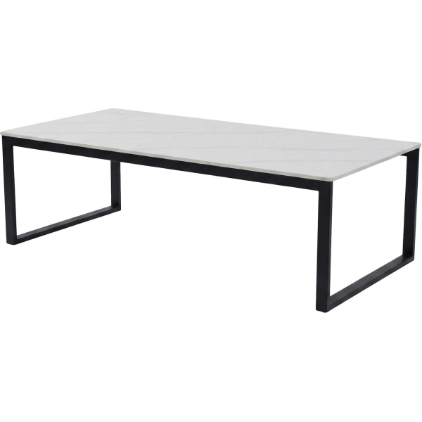 Table basse 120 x 60 cm en pierre frittée Estelle - 319