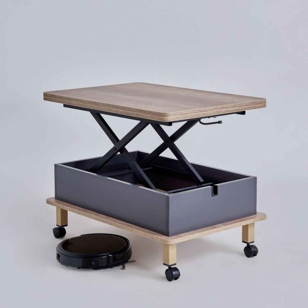 Table basse avec plateau modulable Helsinki - 8