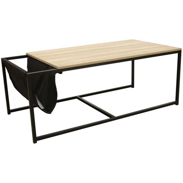 Table basse avec porte-revues intégré Nate