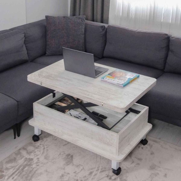 Table basse avec rallonge Nino - HANAH HOME