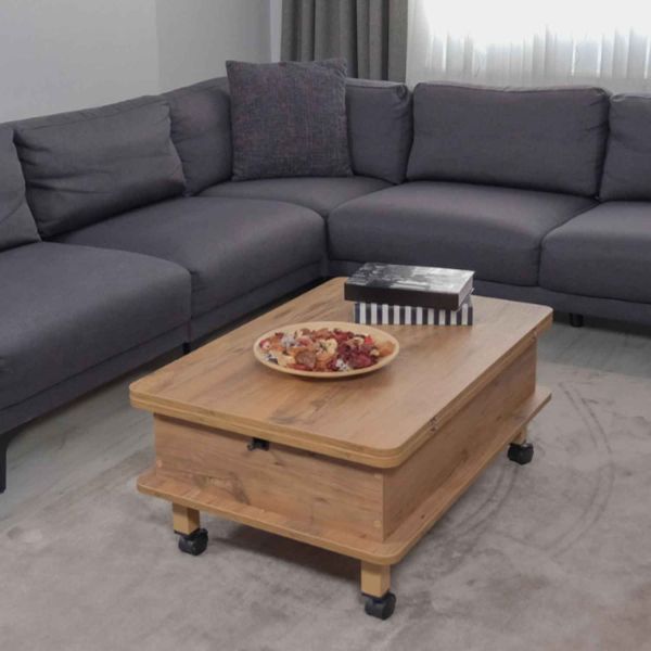 Table basse avec rallonge Nino - HANAH HOME