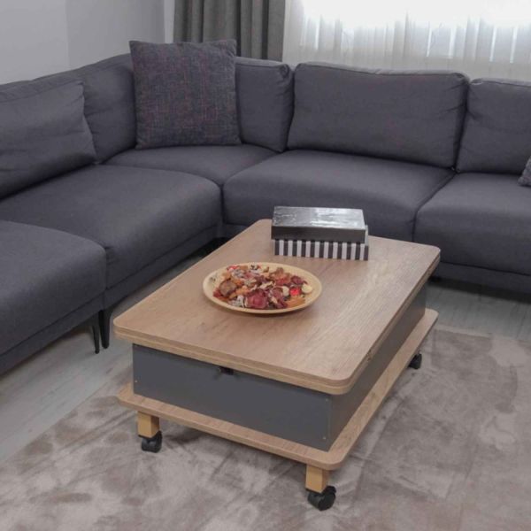 Table basse avec rallonge Nino - HANAH HOME