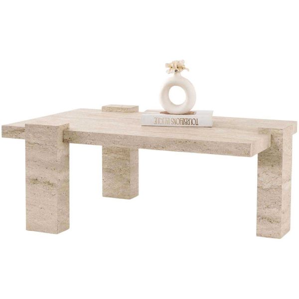 Table basse rectangulaire en aggloméré Diamond - 5