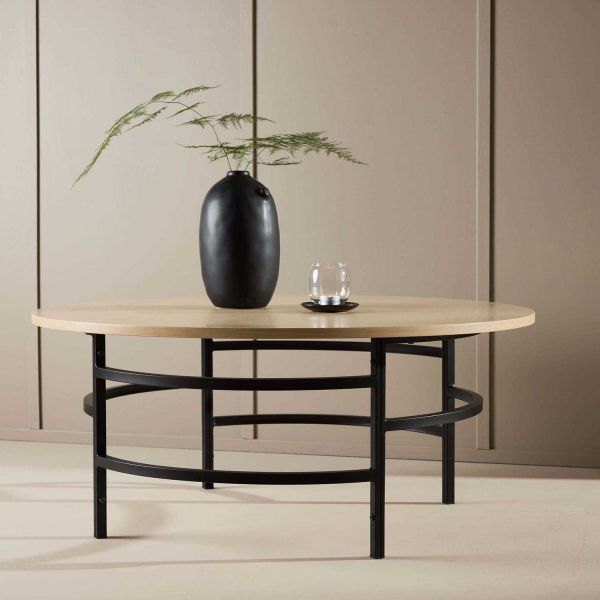 Table basse ronde ⌀100x42,5 cm Copenhagen - VENTURE HOME
