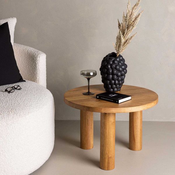 Table basse ronde ⌀60 cm Duxbury - VENTURE HOME