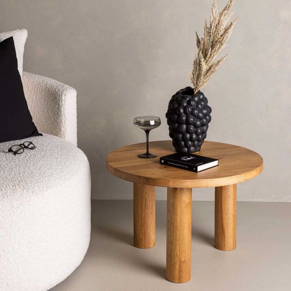 Table basse ronde ⌀60 cm Duxbury - Venture Home