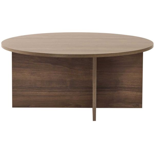 Table basse ronde en aggloméré Soleil