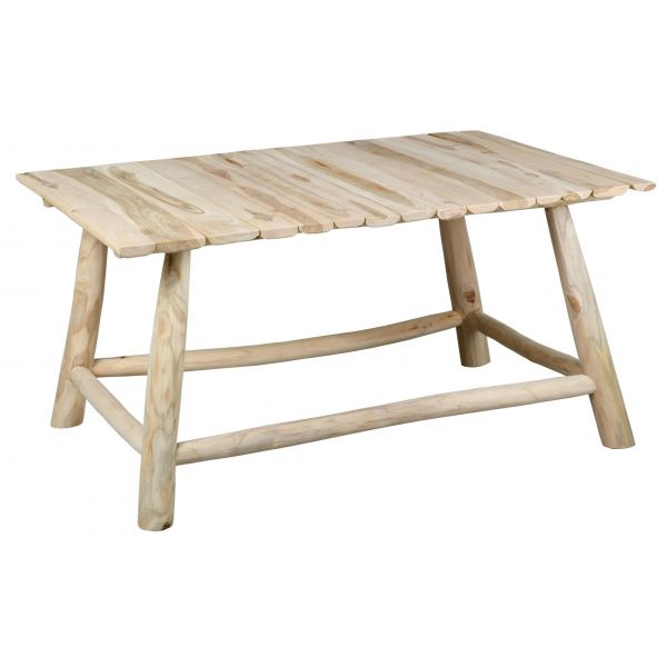 Table basse en teck naturel Arthur