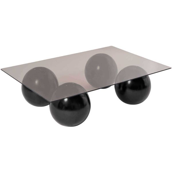 Table basse en verre 110 x 75 x 30 cm Sera