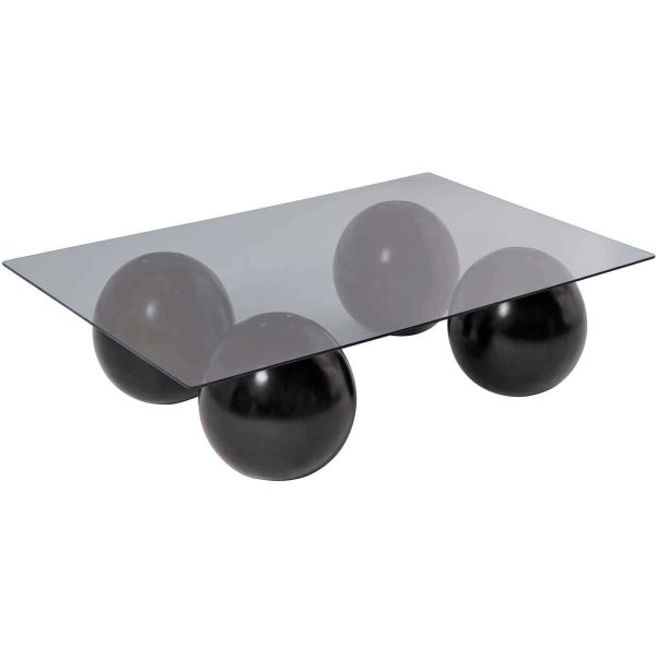 Table basse en verre 110 x 75 x 30 cm Sera