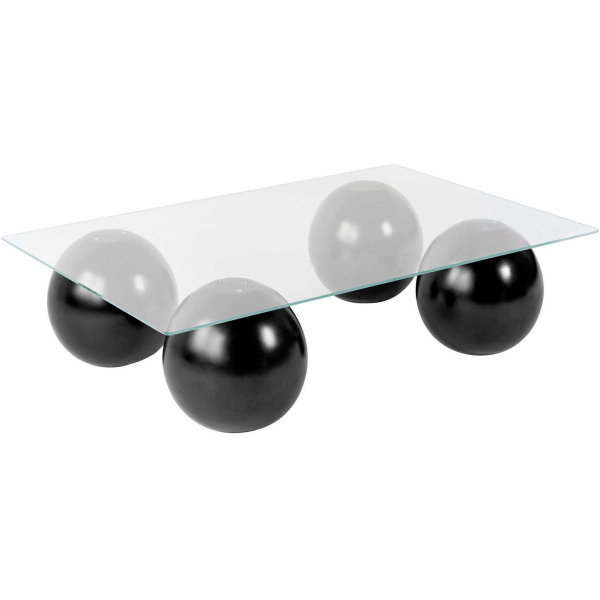 Table basse en verre 110 x 75 x 30 cm Sera