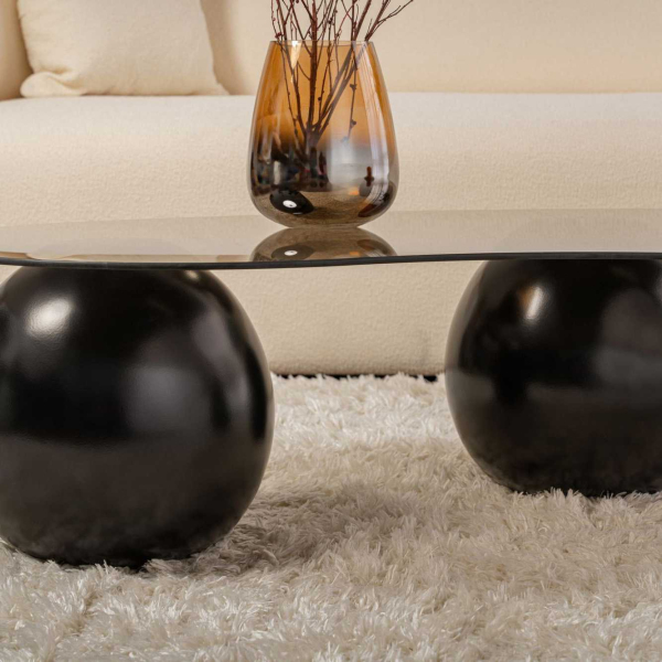 Table basse en verre 120 x 30 x 70 cm Sphere - 329