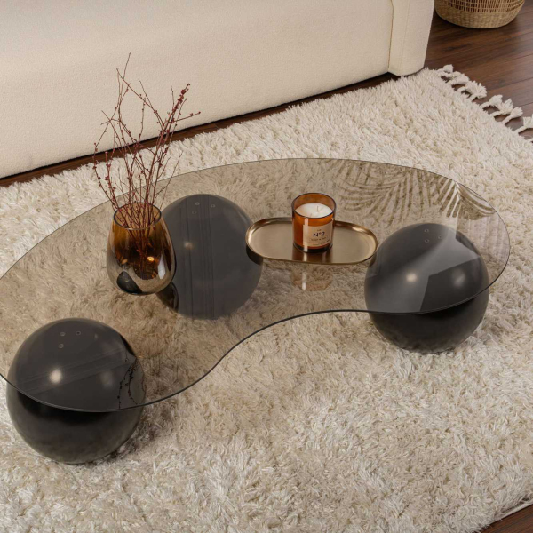 Table basse en verre 120 x 30 x 70 cm Sphere - 6
