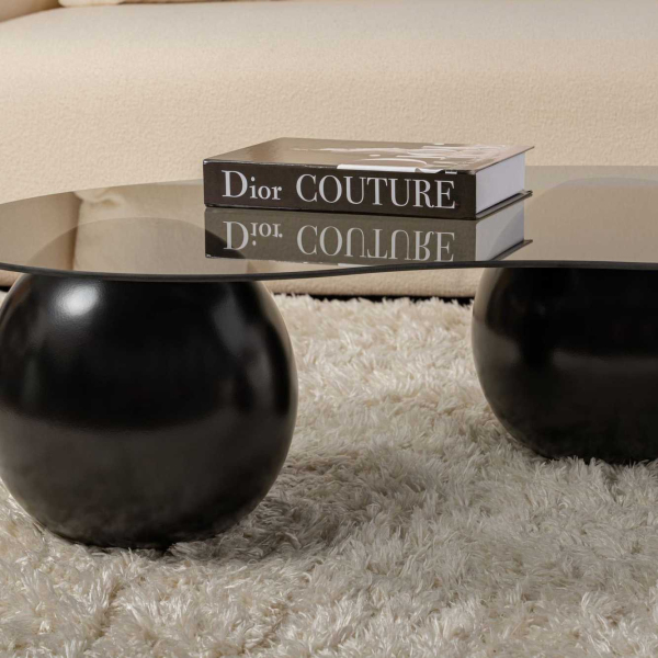Table basse en verre 120 x 30 x 70 cm Sphere - 329