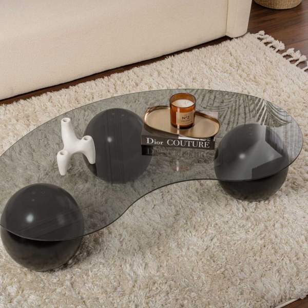 Table basse en verre 120 x 30 x 70 cm Sphere - 6