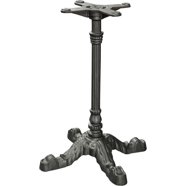 Table bistrot carrée pieds en fer forgé - ANT-0460