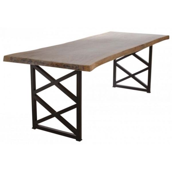 Table en bois de suar patiné - AUB-3487