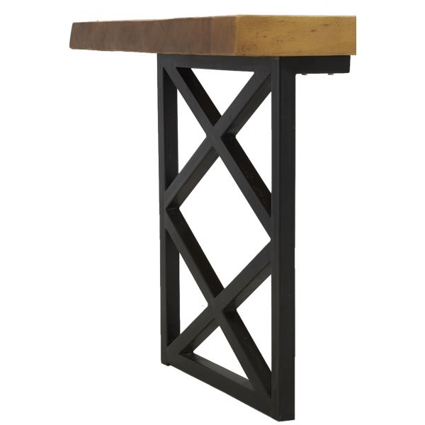 Table en bois de suar patiné - 5