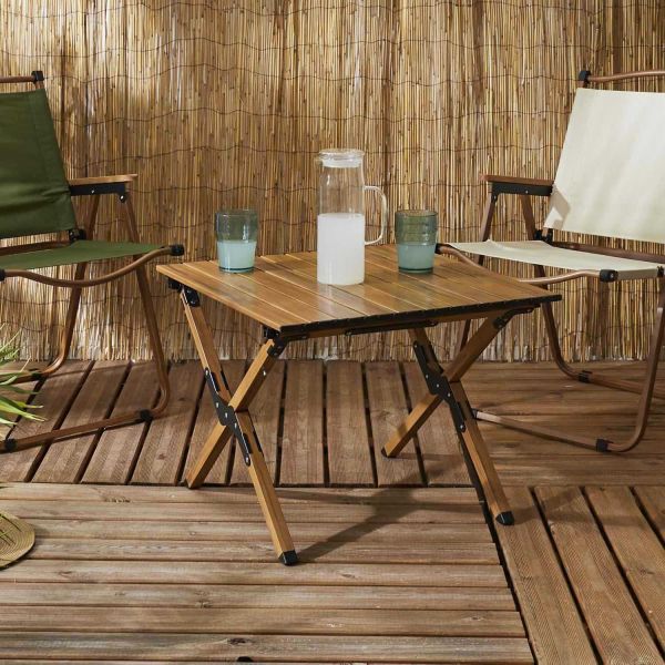 Table de camping en métal et plastique Mariposa 58 x 60 cm - 8