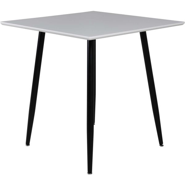 Table carré 75x75cm acier et MDF Polar - VEN-0129