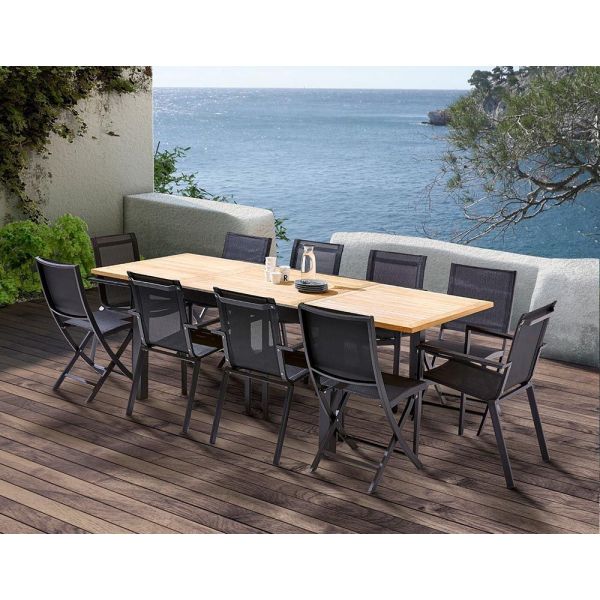 Table et chaises de jardin moderne Bali