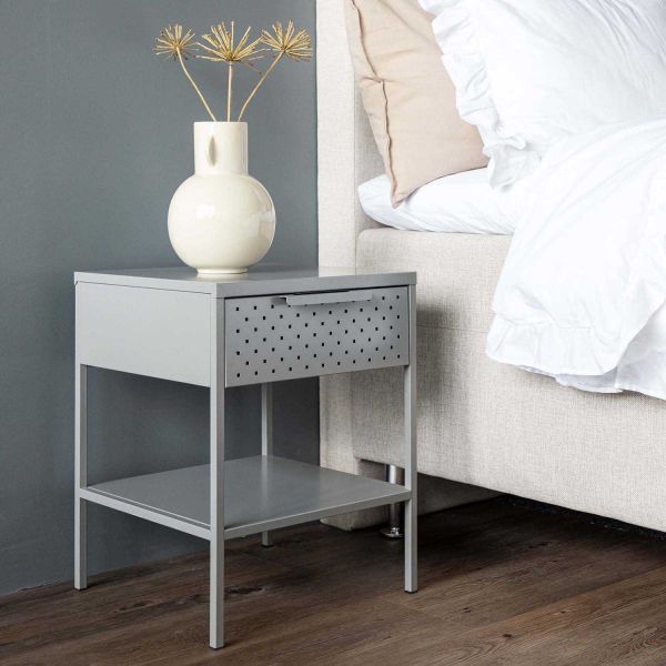 Table de chevet en acier Sacramento - VENTURE HOME