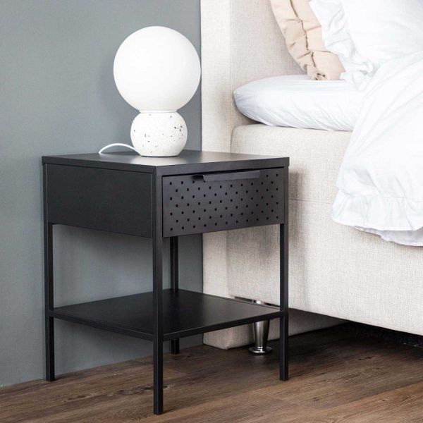 Table de chevet en acier Sacramento - VENTURE HOME