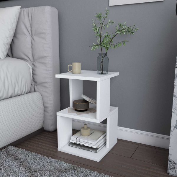 Table de chevet en aggloméré Carter - HANAH HOME