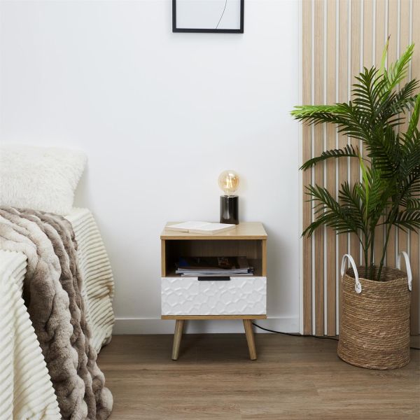 Table de chevet en bois Sven - THE HOME DECO FACTORY