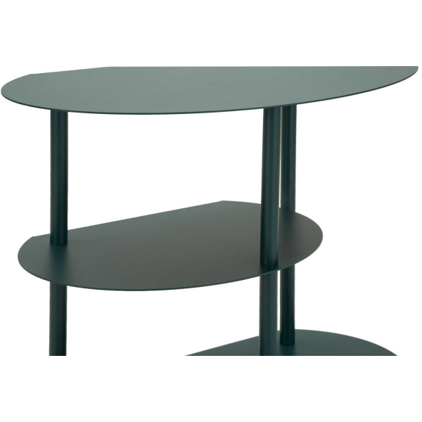 Table de chevet en métal Saturn 49.5 x 27.5 x 49.5 cm - 7