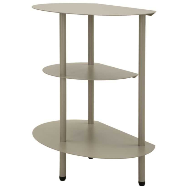 Table de chevet en métal Saturn 49.5 x 27.5 x 49.5 cm - 5
