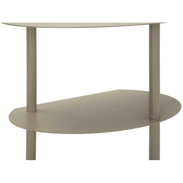 Table de chevet en métal Saturn 49.5 x 27.5 x 49.5 cm - 7