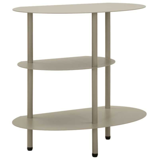Table de chevet en métal Saturn 49.5 x 27.5 x 49.5 cm
