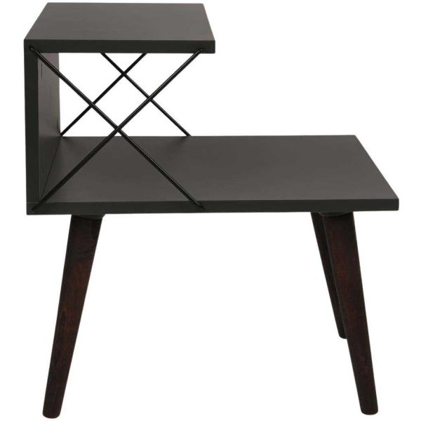 Table de chevet sur 2 niveaux Cross - 34,90