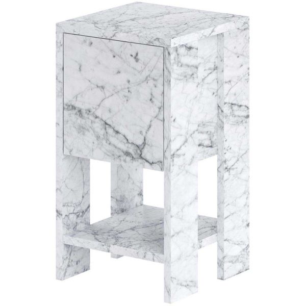 Table de chevet avec rangements Ema