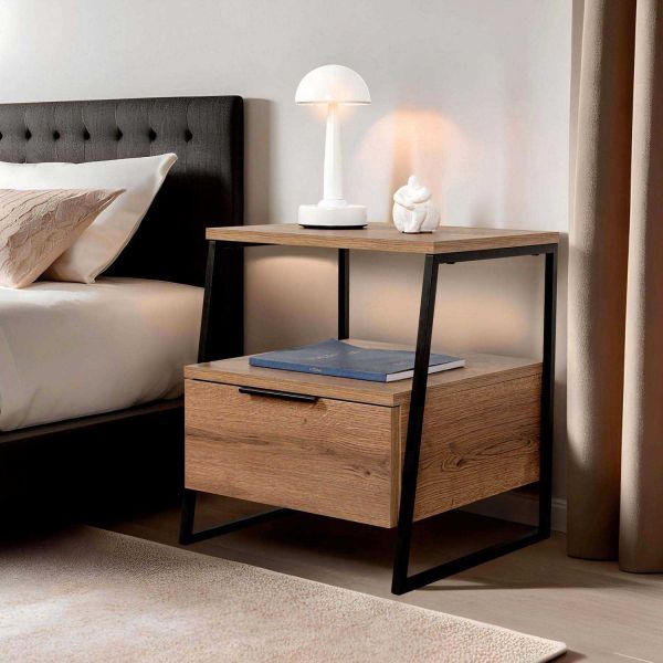 Table de chevet avec rangements Pal - 6