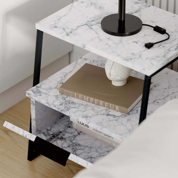 Table de chevet avec rangements Pal - ASI-1539