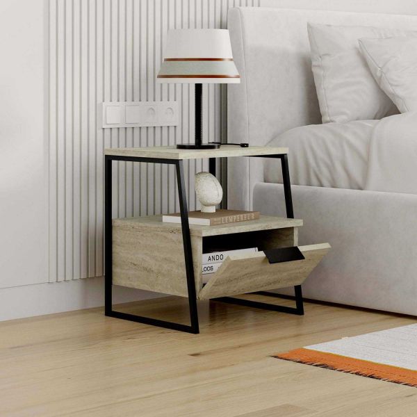 Table de chevet avec rangements Pal - 74,90