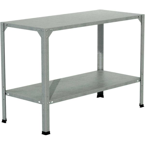 Table double de rempotage en acier