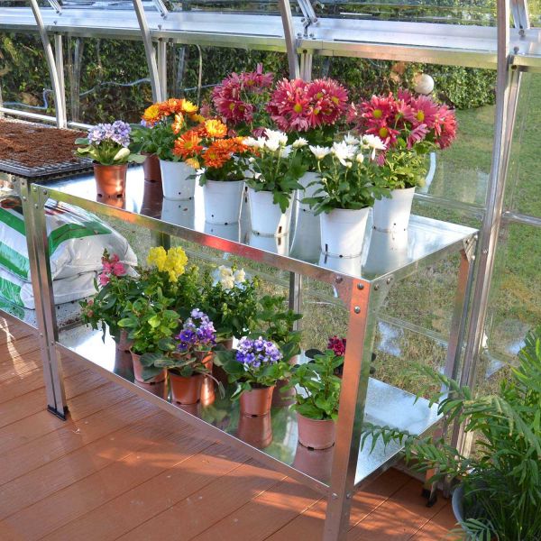 Table double de rempotage en acier - Canopia by Palram