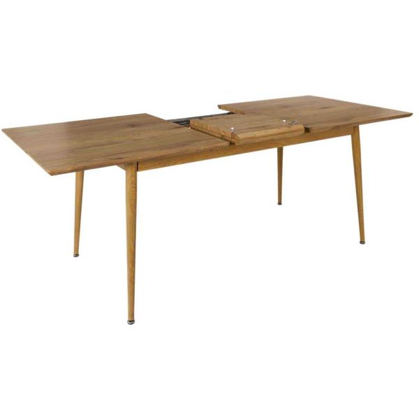 Table extensible en bois 160 x 200 cm Paxton - 6